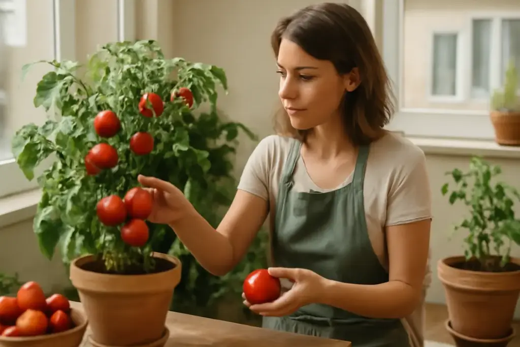 Coltivazione biologica di pomodori a casa: come avere frutti saporiti anche in vaso