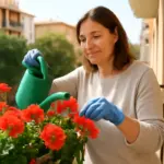 Gerani in balcone sempre fioriti: le abitudini che pochi mettono in pratica