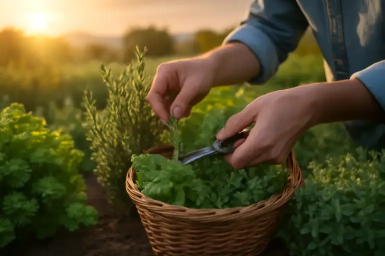 Raccolta delle erbe aromatiche: perché il momento della giornata influisce sul sapore