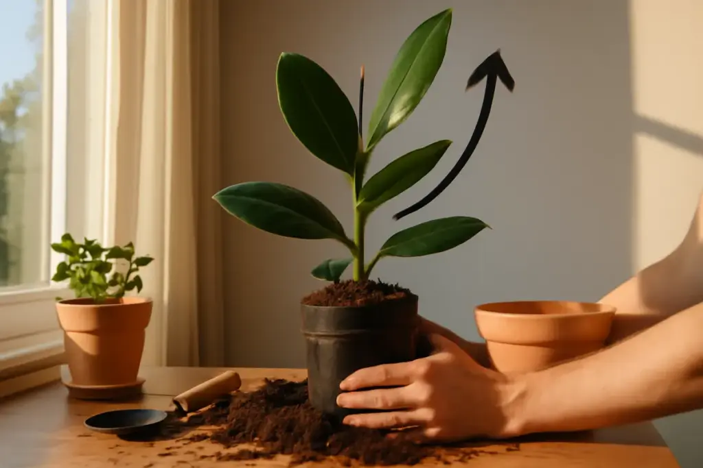Qual è il miglior momento per rinvasare una pianta d’appartamento? Sfrutta la crescita al massimo