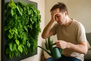 Perché le piante verticali sono difficili da mantenere? Scegli materiali e varietà che semplificano la cura