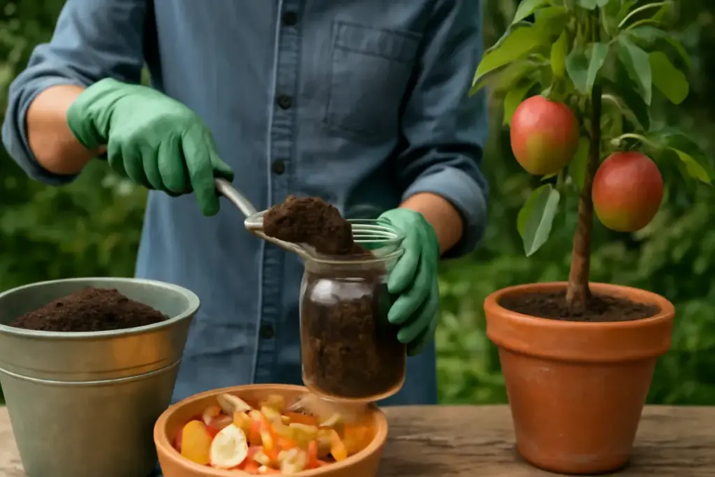 Concime organico fai da te per piante da frutto: i passaggi più semplici e sicuri