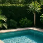 Piscine e piante: quali varietà scegliere per evitare foglie in acqua e avere sempre tutto pulito