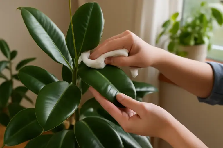 Pulire la cera delle foglie sulle piante verdi: il metodo delicato che protegge la naturale brillantezza